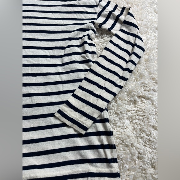 J.Crew Striped Boxy Turtleneck Size Small - Picture 2 of 6